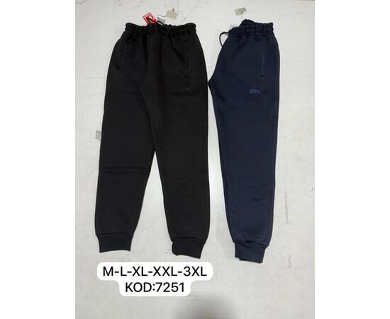 Штани спортивні чоловічі 7251 balck р.M-3XL "Cramp" недорого оптом від прямого постачальника Штани спортивні чоловічі 7251 balck р.M-3XL "Cramp" недорого оптом від прямого постачальника