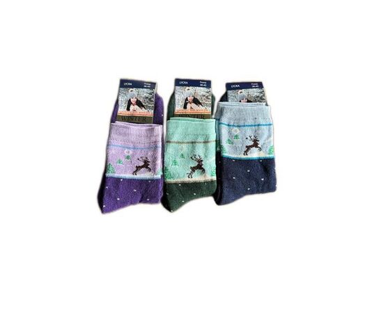 Носки женские тёплые 3160 mix махра р.37-41 "Алия" недорого оптом от прямого поставщика Фотография Носки женские тёплые 3160 mix махра р.37-41 "Алия" недорого оптом от прямого поставщика