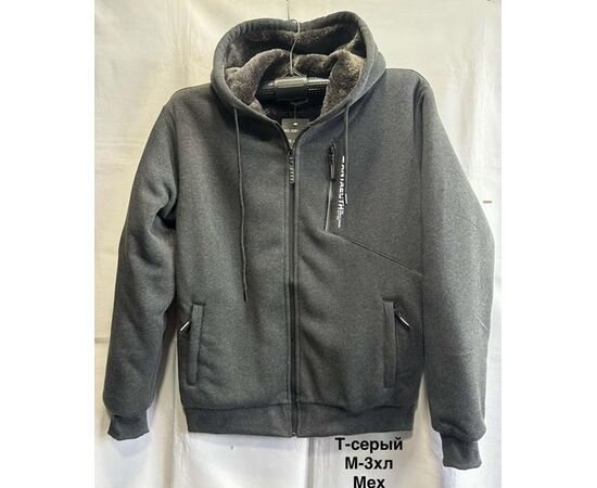 Кофта спортивная мужская 2361 d.grey р.3XL-6XL "WELL" недорого оптом от прямого поставщика Фотография Кофта спортивная мужская 2361 d.grey р.3XL-6XL "WELL" недорого оптом от прямого поставщика