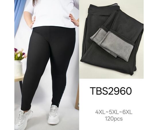 Лосины женские тёплые 2960 black р.4XL-6XL "Hoan" недорого оптом от прямого поставщика Фотография Лосины женские тёплые 2960 black р.4XL-6XL "Hoan" недорого оптом от прямого поставщика