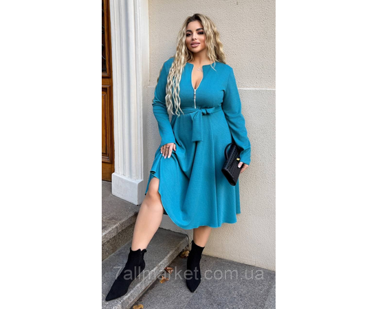 Фотография Платье женское трикотаж креп р-ры 46-60 "LADA" купить недорого от прямого поставщика, изображение 4