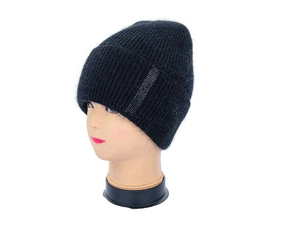 Шапка зимова жіноча Ангора на флісі 2119-5 black р.56-60 "Angelica" недорого оптом від прямого постачальника Шапка зимова жіноча Ангора на флісі 2119-5 black р.56-60 "Angelica" недорого оптом від прямого постачальника