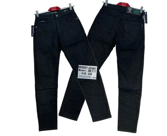 Джинсы мужские RK771 black р.29-36 "God Baron" недорого оптом от прямого поставщика Фотография Джинсы мужские RK771 black р.29-36 "God Baron" недорого оптом от прямого поставщика