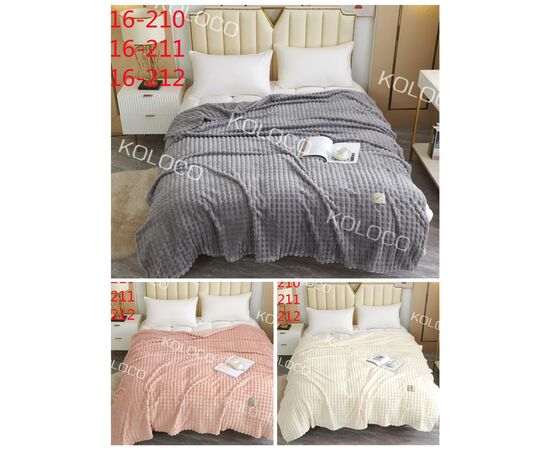 Покрывало 16-212 р.200*230 "Koloco" недорого от прямого поставщика Фотография Покрывало 16-212 р.200*230 "Koloco" недорого от прямого поставщика