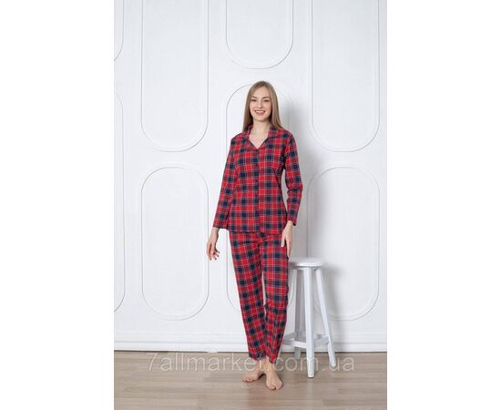 Піжама жіноча коттонова картата розміри M-2XL (4кв) "MODY" купити недорого від прямого постачальника Піжама жіноча коттонова картата розміри M-2XL (4кв) "MODY" купити недорого від прямого постачальника