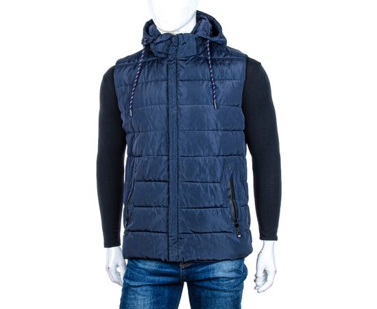 Жилетка мужская M2 blue р.XL-4XL "Meisty" недорого оптом от прямого поставщика Фотография Жилетка мужская M2 blue р.XL-4XL "Meisty" недорого оптом от прямого поставщика