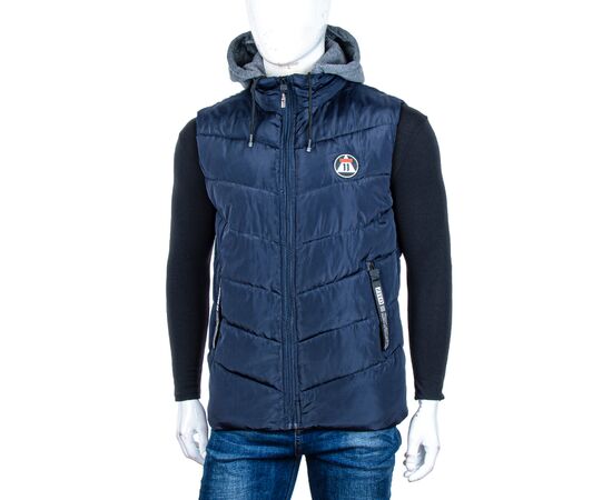 Жилетка мужская M4 blue р.XL-4XL "Meisty" недорого оптом от прямого поставщика Фотография Жилетка мужская M4 blue р.XL-4XL "Meisty" недорого оптом от прямого поставщика