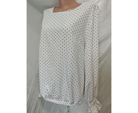 Блузка жіноча 585-6 white р.50-56 "Galina" недорого оптом від прямого постачальника Блузка жіноча 585-6 white р.50-56 "Galina" недорого оптом від прямого постачальника