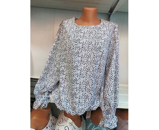 Блузка жіноча 585-3 white р.50-56 "Galina" недорого оптом від прямого постачальника Блузка жіноча 585-3 white р.50-56 "Galina" недорого оптом від прямого постачальника