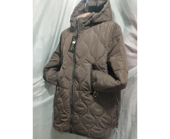 Куртка жіноча демісезонна 171-1 chocolate р.52-58 "Galina" недорого оптом від прямого постачальника Куртка жіноча демісезонна 171-1 chocolate р.52-58 "Galina" недорого оптом від прямого постачальника