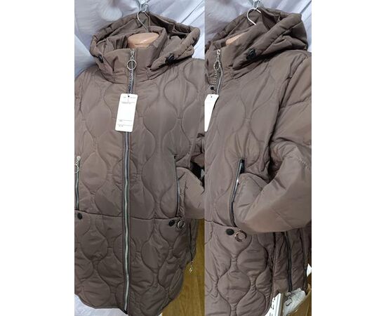 Куртка жіноча демісезонна 171-1 brown р.52-58 "Galina" недорого оптом від прямого постачальника Куртка жіноча демісезонна 171-1 brown р.52-58 "Galina" недорого оптом від прямого постачальника