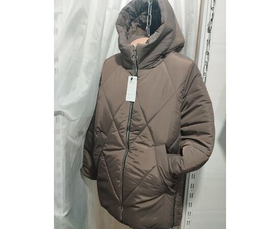 Куртка жіноча демісезонна 169 brown р.54-60 "Galina" недорого оптом від прямого постачальника Куртка жіноча демісезонна 169 brown р.54-60 "Galina" недорого оптом від прямого постачальника