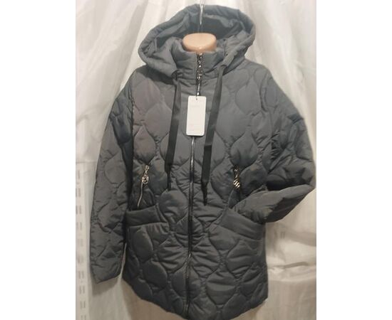 Куртка жіноча демісезонна 158 d.grey р.52-58 "Galina" недорого оптом від прямого постачальника Куртка жіноча демісезонна 158 d.grey р.52-58 "Galina" недорого оптом від прямого постачальника