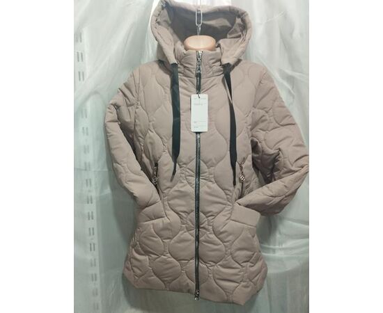 Куртка жіноча демісезонна 158 d.beige р.52-58 "Galina" недорого оптом від прямого постачальника Куртка жіноча демісезонна 158 d.beige р.52-58 "Galina" недорого оптом від прямого постачальника