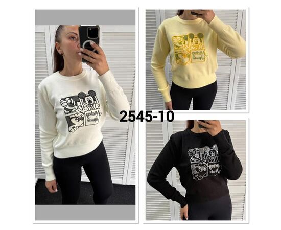 Светр жіночий 2545-10 black р.one size "LOOK" недорого оптом від прямого постачальника Светр жіночий 2545-10 black р.one size "LOOK" недорого оптом від прямого постачальника