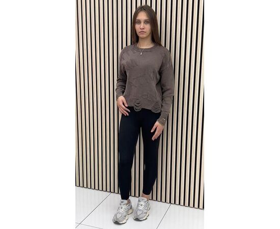 Светр жіночий 254513 brown р.one size "LOOK" недорого оптом від прямого постачальника Светр жіночий 254513 brown р.one size "LOOK" недорого оптом від прямого постачальника