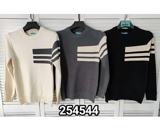 Свитер мужской 254544 black р.48-54 "LOOK" недорого оптом от прямого поставщика Фотография Свитер мужской 254544 black р.48-54 "LOOK" недорого оптом от прямого поставщика