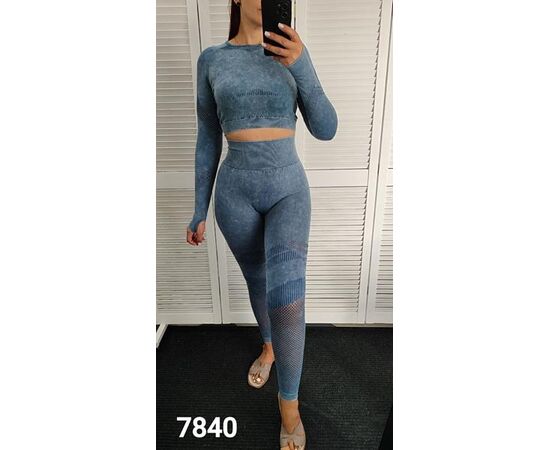 Костюм женский 7840 blue р.42-46 "LOOK" недорого оптом от прямого поставщика Фотография Костюм женский 7840 blue р.42-46 "LOOK" недорого оптом от прямого поставщика