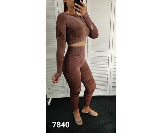 Костюм женский 7840 brown р.42-46 "LOOK" недорого оптом от прямого поставщика Фотография Костюм женский 7840 brown р.42-46 "LOOK" недорого оптом от прямого поставщика