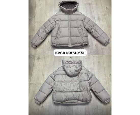 Куртка жіноча зимова K26015 l.grey р.44-50 "FLORA" недорого оптом від прямого постачальника Куртка жіноча зимова K26015 l.grey р.44-50 "FLORA" недорого оптом від прямого постачальника