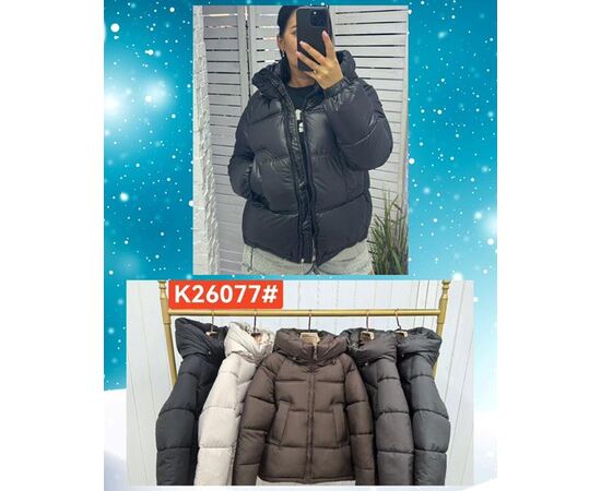 Куртка жіноча зимова K26077 black р.M-2XL "FLORA" недорого оптом від прямого постачальника Куртка жіноча зимова K26077 black р.M-2XL "FLORA" недорого оптом від прямого постачальника