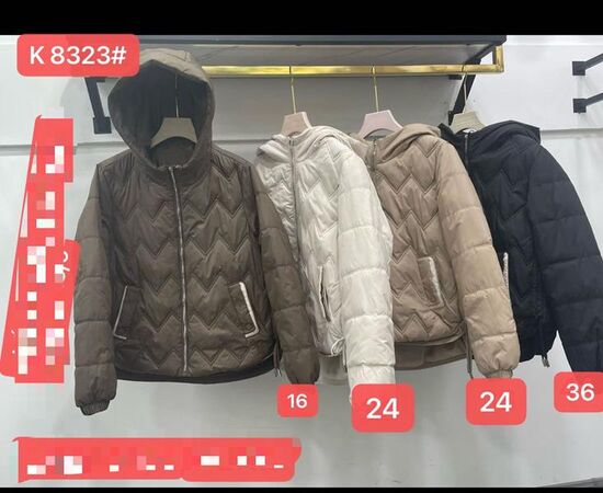 Куртка жіноча демісезонна K8323-16 khaki р.M-2XL "FLORA" недорого оптом від прямого постачальника Куртка жіноча демісезонна K8323-16 khaki р.M-2XL "FLORA" недорого оптом від прямого постачальника