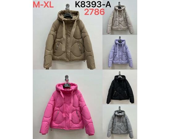 Куртка женская демисезонная K8393A beige р.M-XL "FLORA" недорого оптом от прямого поставщика Фотография Куртка женская демисезонная K8393A beige р.M-XL "FLORA" недорого оптом от прямого поставщика