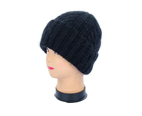 Шапка зимняя женская Ангора на флісі 2562-3 black р.56-60 "Angelica" недорого оптом от прямого поставщика Фотография Шапка зимняя женская Ангора на флісі 2562-3 black р.56-60 "Angelica" недорого оптом от прямого поставщика