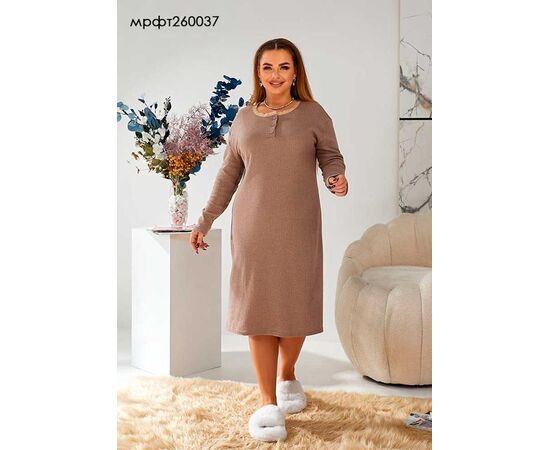 Ночнушка женская 260037 nude р.50-62 "Fantasy" недорого оптом от прямого поставщика Фотография Ночнушка женская 260037 nude р.50-62 "Fantasy" недорого оптом от прямого поставщика