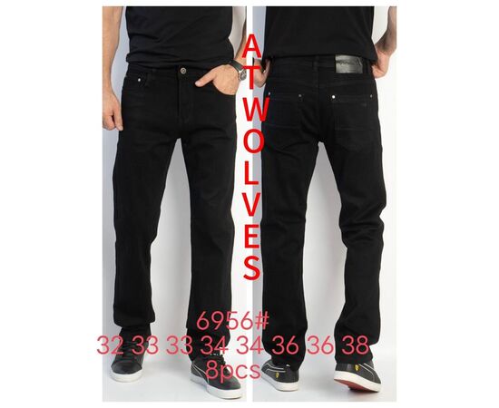 Джинсы мужские 6956 black р.32-38 "Ruxa" недорого оптом от прямого поставщика Фотография Джинсы мужские 6956 black р.32-38 "Ruxa" недорого оптом от прямого поставщика