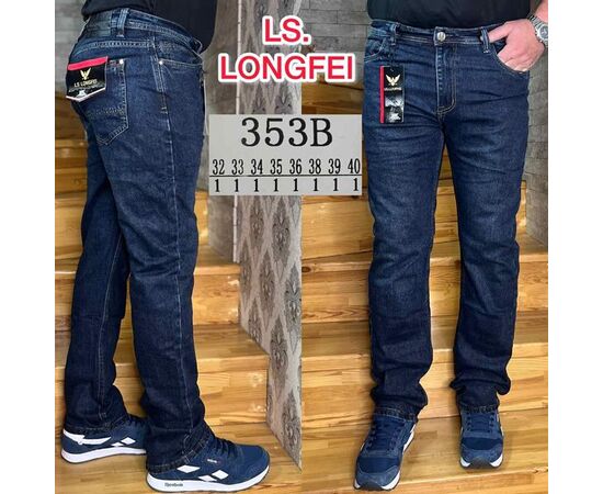 Джинсы мужские 353B blue р.32-40 "Ruxa" недорого оптом от прямого поставщика Фотография Джинсы мужские 353B blue р.32-40 "Ruxa" недорого оптом от прямого поставщика