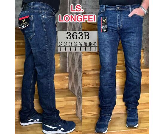 Джинсы мужские 363B blue р.32-40 "Ruxa" недорого оптом от прямого поставщика Фотография Джинсы мужские 363B blue р.32-40 "Ruxa" недорого оптом от прямого поставщика