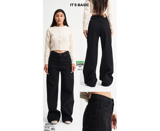 Джинсы женские 2498-1-1 black р.32-36 "Ruxa" недорого оптом от прямого поставщика Фотография Джинсы женские 2498-1-1 black р.32-36 "Ruxa" недорого оптом от прямого поставщика