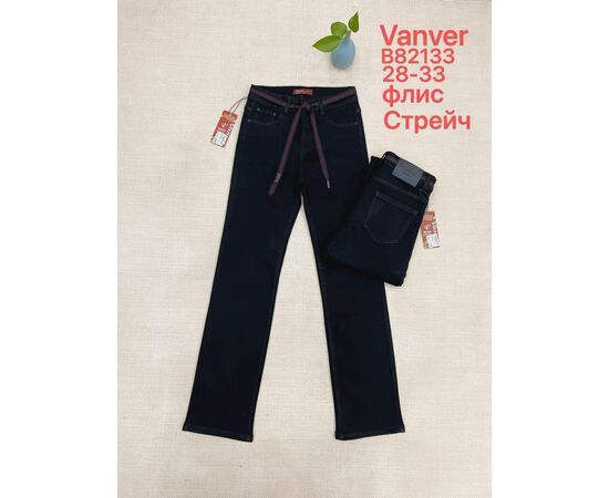 Джинсы утеплённые женские B82133 black р.28-33 "Vanver" недорого оптом от прямого поставщика Фотография Джинсы утеплённые женские B82133 black р.28-33 "Vanver" недорого оптом от прямого поставщика