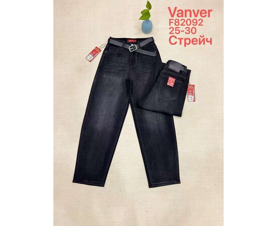Джинсы утеплённые женские F82092 black р.25-30 "Vanver" недорого оптом от прямого поставщика Фотография Джинсы утеплённые женские F82092 black р.25-30 "Vanver" недорого оптом от прямого поставщика