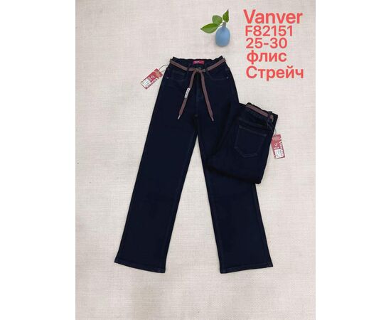 Джинсы утеплённые женские F82151 black р.25-30 "Vanver" недорого оптом от прямого поставщика Фотография Джинсы утеплённые женские F82151 black р.25-30 "Vanver" недорого оптом от прямого поставщика