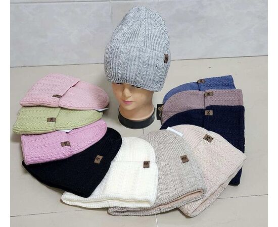 Шапка зимняя женская SV885 mix р.58-60 "WHITE" недорого оптом от прямого поставщика Фотография Шапка зимняя женская SV885 mix р.58-60 "WHITE" недорого оптом от прямого поставщика