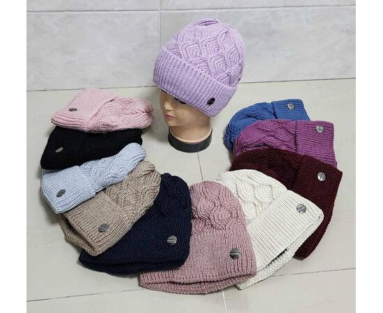 Шапка зимняя женская SV889 mix р.58-60 "WHITE" недорого оптом от прямого поставщика Фотография Шапка зимняя женская SV889 mix р.58-60 "WHITE" недорого оптом от прямого поставщика