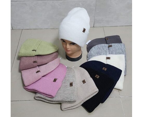 Шапка зимняя женская SV891 mix р.58-60 "WHITE" недорого оптом от прямого поставщика Фотография Шапка зимняя женская SV891 mix р.58-60 "WHITE" недорого оптом от прямого поставщика