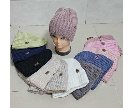 Шапка зимняя женская SV892 mix р.58-60 "WHITE" недорого оптом от прямого поставщика Фотография Шапка зимняя женская SV892 mix р.58-60 "WHITE" недорого оптом от прямого поставщика