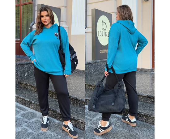 Костюм жіночий прогулянковий трикотаж (46-60) "LADA" недорого від прямого постачальника, зображення 2