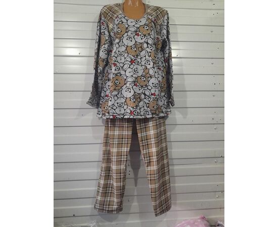 Піжама тепла жіноча A183 beige р.50-60 "Akvarel" недорого оптом від прямого постачальника Піжама тепла жіноча A183 beige р.50-60 "Akvarel" недорого оптом від прямого постачальника