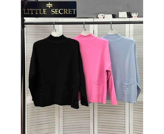 Светр жіночий 0520-1 black р.one size "Little Secret" недорого оптом від прямого постачальника Светр жіночий 0520-1 black р.one size "Little Secret" недорого оптом від прямого постачальника