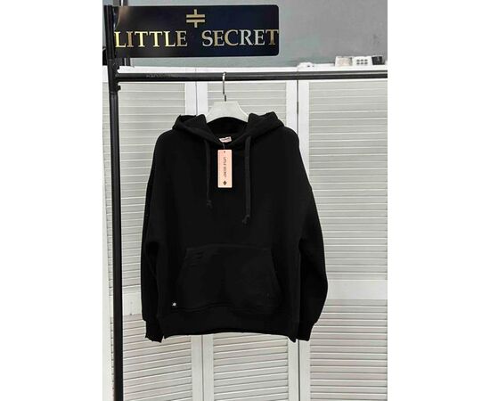 Худи женское 400328 black р.one size "Little Secret" недорого оптом от прямого поставщика Фотография Худи женское 400328 black р.one size "Little Secret" недорого оптом от прямого поставщика