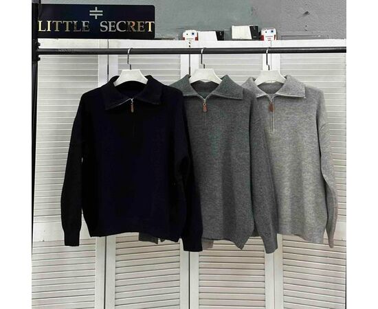 Свитер женский 531 l.grey р.one size "Little Secret" недорого оптом от прямого поставщика Фотография Свитер женский 531 l.grey р.one size "Little Secret" недорого оптом от прямого поставщика