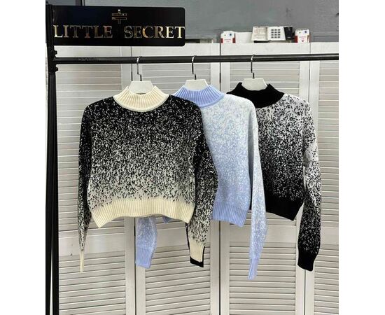 Свитер женский 75112 l.blue р.one size "Little Secret" недорого оптом от прямого поставщика Фотография Свитер женский 75112 l.blue р.one size "Little Secret" недорого оптом от прямого поставщика