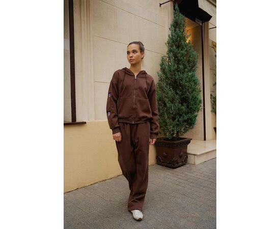 Костюм спортивный женский тёплый K009 brown р.M-XL "Little Secret" недорого оптом от прямого поставщика Фотография Костюм спортивный женский тёплый K009 brown р.M-XL "Little Secret" недорого оптом от прямого поставщика