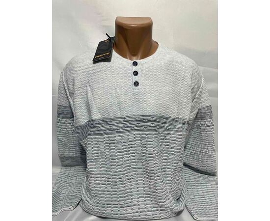 Светр чоловічий SB1229 l.grey р.3XL-5XL "Sabihina" недорого оптом від прямого постачальника Светр чоловічий SB1229 l.grey р.3XL-5XL "Sabihina" недорого оптом від прямого постачальника