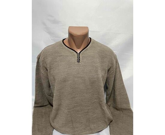Свитер мужской SB1233 beige р.3XL-5XL "Sabihina" недорого оптом от прямого поставщика Фотография Свитер мужской SB1233 beige р.3XL-5XL "Sabihina" недорого оптом от прямого поставщика