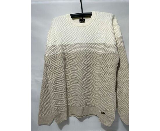 Свитер мужской SB1236 beige р.3XL-5XL "Sabihina" недорого оптом от прямого поставщика Фотография Свитер мужской SB1236 beige р.3XL-5XL "Sabihina" недорого оптом от прямого поставщика